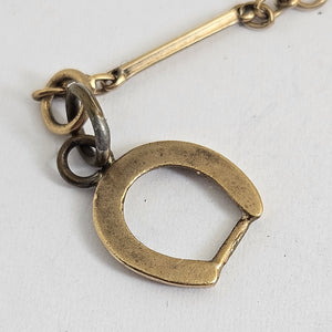 Rare Coin, Car, Opening Egg and Horse Related 9k Gold Charm Bracelet Vintage