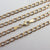 9k Gold Curb Link Chain Necklace 55.0cm / 21.6" Vintage c1980