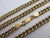 9k Gold Chin Necklace 52.2cm / 20.5" Vintage 1970 English Hallmark