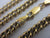 9k Gold Chin Necklace 52.2cm / 20.5" Vintage 1970 English Hallmark