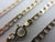 9k Gold Chain Necklace 46.5cm / 18.3" Curb Link Vintage c1980