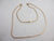 9k Gold Chain Necklace 46.5cm / 18.3" Curb Link Vintage c1980