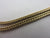 Stylish 9k Gold Dangling Lovers Knot Pendant Necklace Vintage 1976