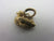 English Little Duck Bird 9k Gold Charm or Pendant Vintage 1952