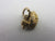 English Little Duck Bird 9k Gold Charm or Pendant Vintage 1952