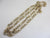 9k Gold Chain Link Necklace 67.8cm / 26.6" Figaro Link Vintage 1976