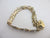 3 Bar Gate Bracelet English 9k Gold Vintage 1977