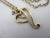 English 9k Gold Heart Pendant Necklace Vintage