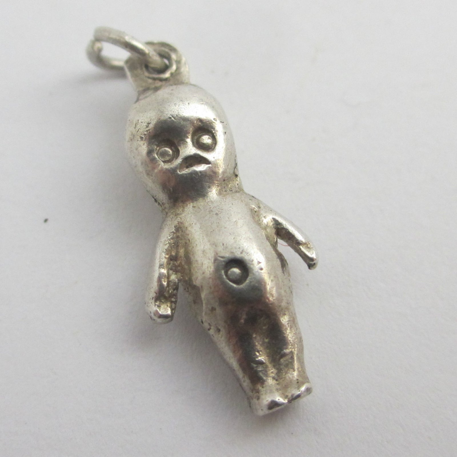 Baby Kewpie Sterling Silver Pendant or Charm Vintage c1960