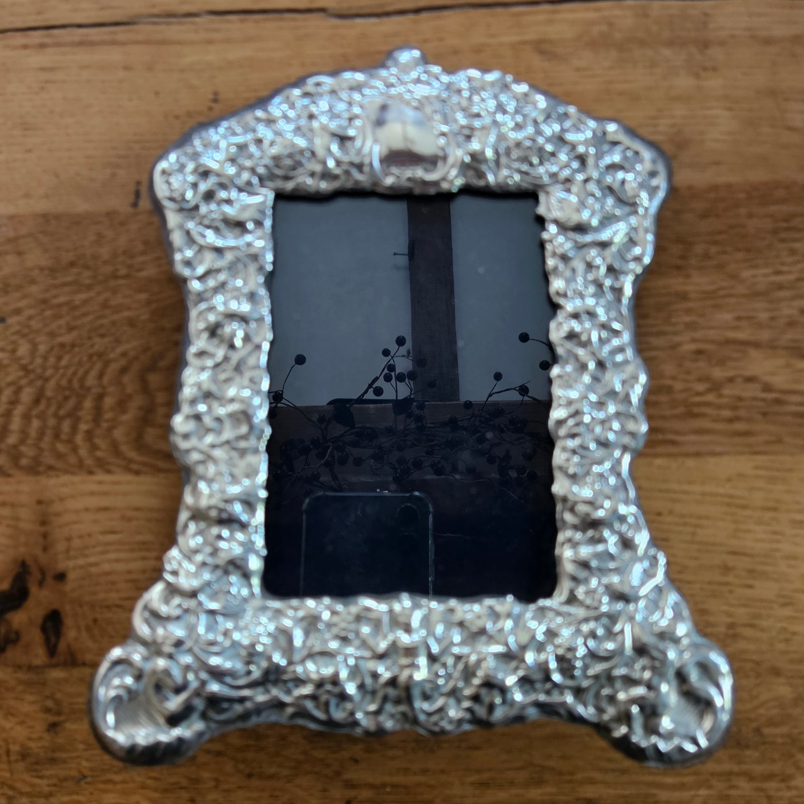 Photo Picture Frame in Britannia Silver Vintage