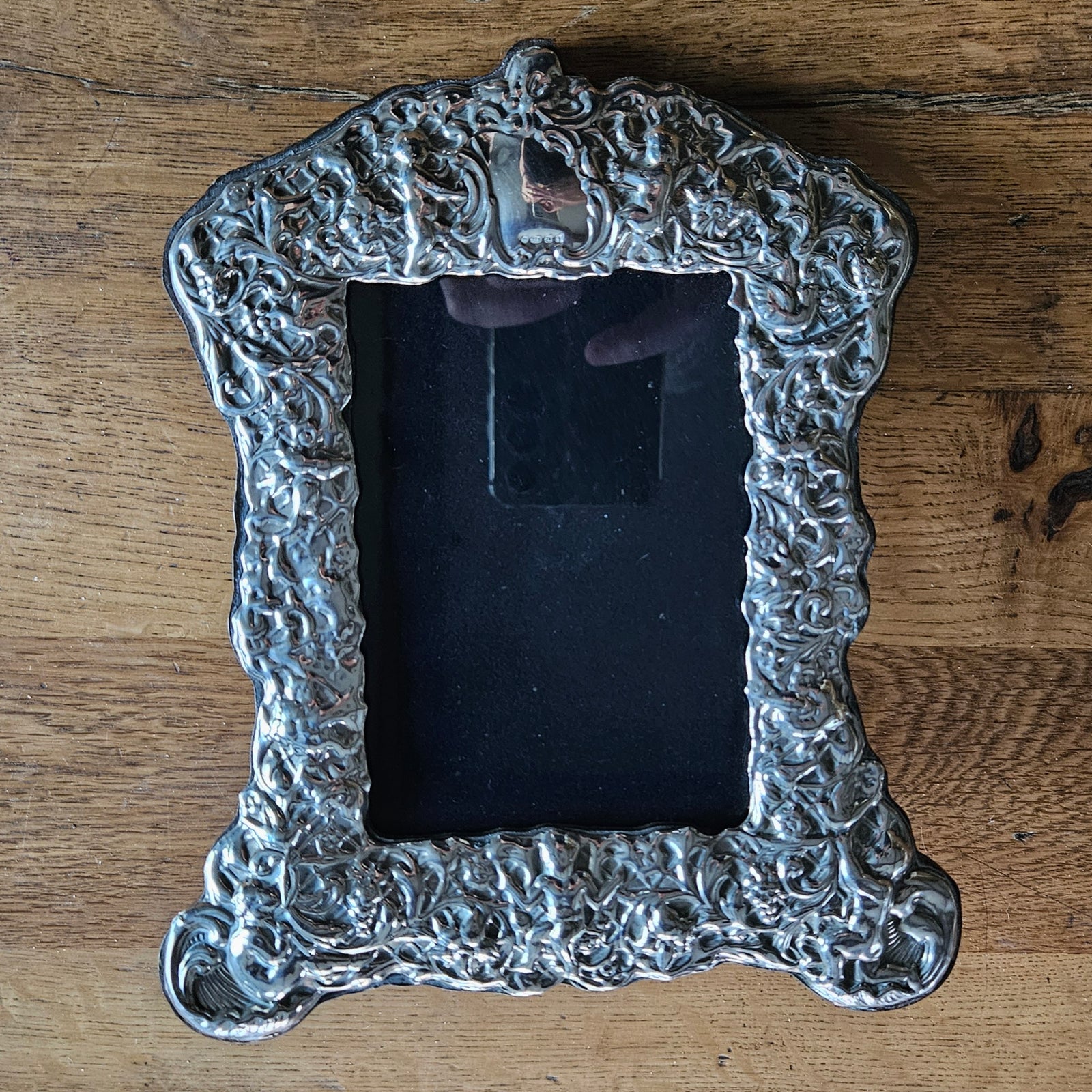 Photo Picture Frame in Britannia Silver Vintage