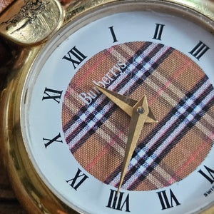 Vintage Burberrys Wrist Watch Leather Strap