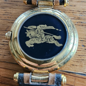 Vintage Burberrys Wrist Watch Leather Strap
