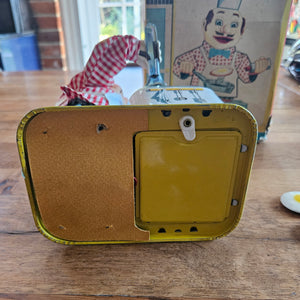 Chef Cook Battery Operated Vintage Toy c1950 in Original Box