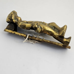 Cherub Brass Door Knocker Vintage Art Deco