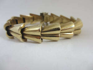 Rare 1955 Chester Hallmark 9k Gold Bracelet Vintage