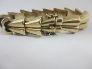 Rare 1955 Chester Hallmark 9k Gold Bracelet Vintage