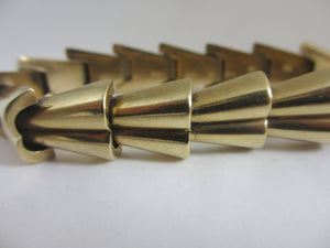 Rare 1955 Chester Hallmark 9k Gold Bracelet Vintage