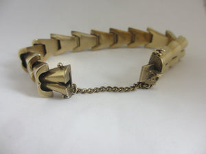 Rare 1955 Chester Hallmark 9k Gold Bracelet Vintage