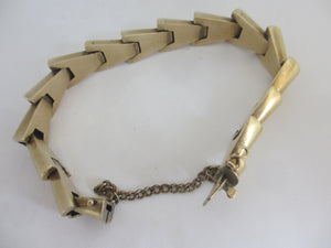 Rare 1955 Chester Hallmark 9k Gold Bracelet Vintage