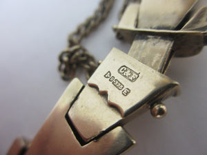 Rare 1955 Chester Hallmark 9k Gold Bracelet Vintage