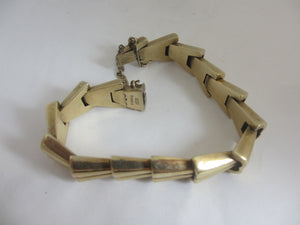 Rare 1955 Chester Hallmark 9k Gold Bracelet Vintage