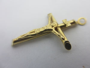 Confirmation Corpus Christi 9k Gold Cross Pendant Vintage