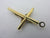 Confirmation Corpus Christi 9k Gold Cross Pendant Vintage