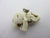 Lucky Elephant Neiger Czech Glass Charm Pendant Vintage Art Deco c1930