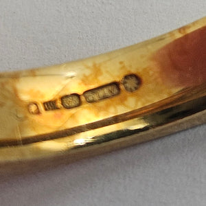 Diamond in 18k Gold Ring by Duet Vintage c1980