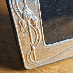 English Sterling Silver Art Nouveau Style Photo or Picture Frame Vintage