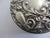 Green Man and Birds English Sterling Silver Trinket Jewellery Box Vintage