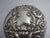 Green Man and Birds English Sterling Silver Trinket Jewellery Box Vintage