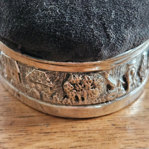 English Sterling Silver Sewing Pin Cushion by J. Boseck & Co Vintage 1924 Art Deco