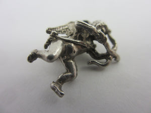 Eros the God of Love Sterling Silver Charm or Pendant Vintage c1960