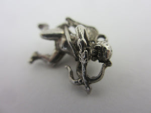 Eros the God of Love Sterling Silver Charm or Pendant Vintage c1960