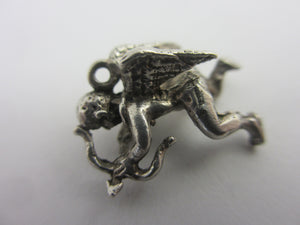 Eros the God of Love Sterling Silver Charm or Pendant Vintage c1960
