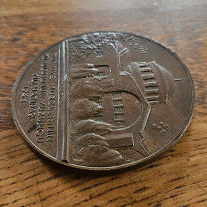 Fethi Ahmet Pasa 1946 Medal Coin Founder of Museum of Otterman Empire Vintage
