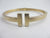 Sterling Silver Polo Mallet Bangle Bracelet by Dyadema Vintage c1980