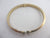 Sterling Silver Polo Mallet Bangle Bracelet by Dyadema Vintage c1980