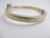Sterling Silver Polo Mallet Bangle Bracelet by Dyadema Vintage c1980