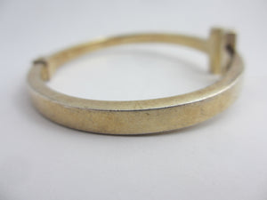 Sterling Silver Polo Mallet Bangle Bracelet by Dyadema Vintage c1980