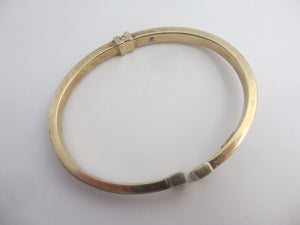 Sterling Silver Polo Mallet Bangle Bracelet by Dyadema Vintage c1980