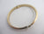 Sterling Silver Polo Mallet Bangle Bracelet by Dyadema Vintage c1980