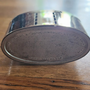 Chrome Metal Lloyds Bank Coin Safe Boxed Vintage Art Deco c1930