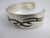 Mexican Sterling Silver Adjustable Bangle Bracelet Vintage