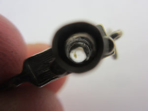 Nuvo Sterling Silver Charm or Pendant Movie Camera with a Stanhope Vintage c1960