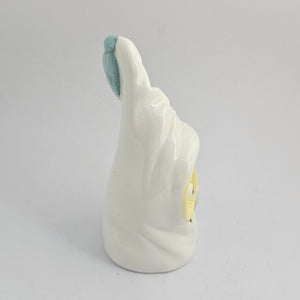 Royal Worcester Fine Bone China Owl Figure Candle Snuffer Vintage 1976