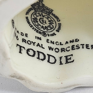 Royal Worcester Fine Bone China Toddie Figure Candle Snuffer Vintage 1976