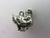 Turkey Bird Sterling Silver Charm or Pendant Vintage c1960